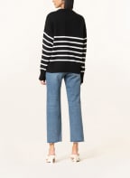 ami Pullover, Farbe: SCHWARZ/ WEISS/ ROT (Bild 1)