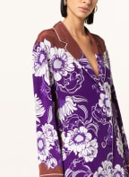 VALENTINO Silk blouse , Color: WHITE/ PURPLE/ BROWN (Image 1)