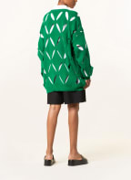 VALENTINO Oversized pullover with cut-outs, Color: GREEN (Image 1)