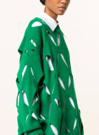 VALENTINO Oversized pullover with cut-outs, Color: GREEN (Image 1)