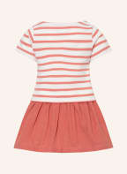 PETIT BATEAU Kleid im Materialmix , Farbe: HELLROT/ WEISS (Bild 1)