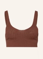 AERON Cropped-Top JOHANNA, Farbe: DUNKELBRAUN (Bild 1)