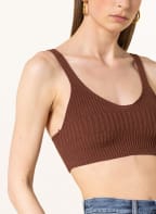 AERON Cropped-Top JOHANNA, Farbe: DUNKELBRAUN (Bild 1)