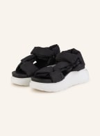 ELENA IACHI Platform sandals, Color: BLACK (Image 1)