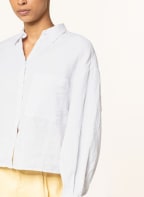 Marc O'Polo Hemdbluse aus Leinen , Farbe: WEISS (Bild 1)