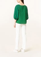 Marc O'Polo Blusenshirt aus Leinen, Farbe: GRÜN (Bild 1)