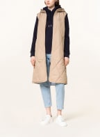 TOMMY HILFIGER Quilted vest with SORONA®AURA insulation, Color: BEIGE (Image 1)
