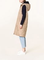 TOMMY HILFIGER Quilted vest with SORONA®AURA insulation, Color: BEIGE (Image 1)