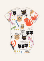 mini rodini Body, Farbe: WEISS/ ROT/ BEIGE (Bild 1)