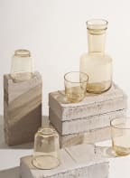 MUUTO Set of 2 drinking glasses RAISE, Color: ORANGE (Image 1)