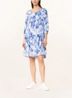 rich&royal Kleid mit 3/4-Arm, Farbe: HELLBLAU/ WEISS (Bild 1)