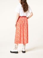 GANNI Skirt, Color: ORANGE/ WHITE (Image 1)