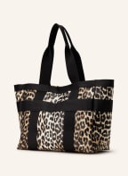 GANNI Shopper, Color: BEIGE/ BLACK (Image 1)