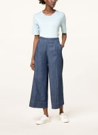windsor. Denim Culottes, Color: DARK BLUE (Image 1)