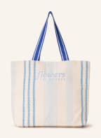 flowers for friends Shopper, Color: ECRU/ BLUE/ LIGHT BLUE (Image 1)