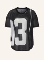 ER ELIAS RUMELIS Oversized-Shirt aus Mesh, Farbe: SCHWARZ/ WEISS (Bild 1)