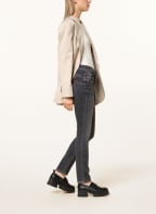 LIU JO Jeans mit Schmucksteinen, Farbe: 87276 Denim dark grey wash (Bild 1)