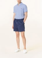 POLO RALPH LAUREN Kurzarm-Hemd Slim Fit aus Leinen, Farbe: WEISS/ BLAU (Bild 1)