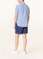 POLO RALPH LAUREN Kurzarm-Hemd Slim Fit aus Leinen, Farbe: WEISS/ BLAU (Bild 1)
