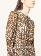 GUESS Dress ENORA in wrap look, Color: CREAM/ BROWN (Image 1)