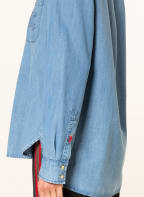 MARC CAIN Denim shirt blouse, Color: 351 baby blue (Image 1)