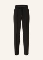 MARC CAIN Wide leg trousers in jogger style, Color: 900 BLACK (Image 1)