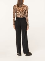 MARC CAIN Wide leg trousers in jogger style, Color: 900 BLACK (Image 1)