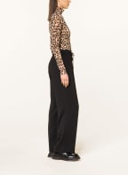 MARC CAIN Wide leg trousers in jogger style, Color: 900 BLACK (Image 1)