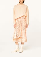 MARC CAIN Plisseerock in Wickeloptik, Farbe: 462 deep peach (Bild 1)