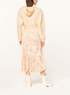 MARC CAIN Plisseerock in Wickeloptik, Farbe: 462 deep peach (Bild 1)