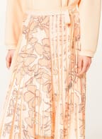MARC CAIN Plisseerock in Wickeloptik, Farbe: 462 deep peach (Bild 1)