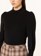 MARC CAIN Long sleeve shirt, Color: 900 BLACK (Image 1)