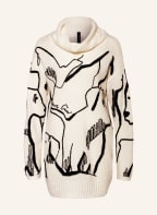 MARC CAIN Rollkragenpullover, Farbe: 190 white and black (Bild 1)
