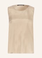 LUISA CERANO Blusentop aus Seide, Farbe: BEIGE (Bild 1)