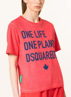 DSQUARED2 T-Shirt RENNY ONE LIFE, Farbe: ROT/ DUNKELBLAU (Bild 1)