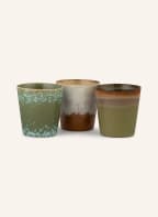 HK living 6er-Set Becher , Farbe: BLAU/ GRÜN/ BRAUN (Bild 1)
