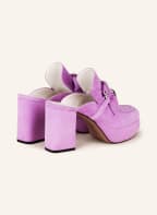KENNEL & SCHMENGER Plateau-Mules , Farbe: HELLLILA/ SILBER (Bild 1)
