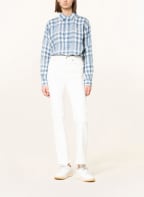 POLO RALPH LAUREN Blusenshirt aus Leinen, Farbe: WEISS/ HELLBLAU (Bild 1)