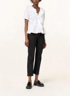 POLO RALPH LAUREN Leinenbluse aus Lochspitze , Farbe: WEISS (Bild 1)