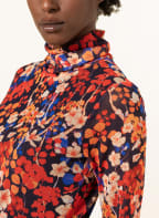 MRS & HUGS Rollkragenshirt, Farbe: DUNKELBLAU/ ROT/ ORANGE (Bild 1)