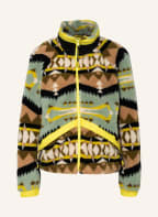 WOOLRICH Teddyfell-Jacke, Farbe: HELLGRÜN/ BEIGE/ GELB (Bild 1)