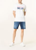 DSQUARED2 T-Shirt SMILEY, Farbe: WEISS/ DUNKELBLAU/ GELB (Bild 1)