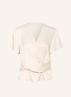 s.Oliver BLACK LABEL Blusenshirt in Wickeloptik, Farbe: BEIGE (Bild 1)
