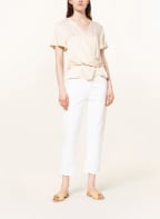 s.Oliver BLACK LABEL Blusenshirt in Wickeloptik, Farbe: BEIGE (Bild 1)
