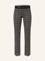 CAMBIO Trousers FLOWER, Color: BLACK/ WHITE (Image 1)
