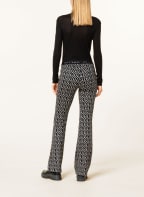 CAMBIO Trousers FLOWER, Color: BLACK/ WHITE (Image 1)