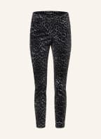 CAMBIO Velvet pants RAY , Color: DARK GRAY/ BLACK (Image 1)