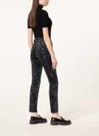 CAMBIO Velvet pants RAY , Color: DARK GRAY/ BLACK (Image 1)