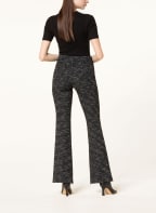 CAMBIO Tweed trousers FRANCIS , Color: BLACK/ WHITE (Image 1)