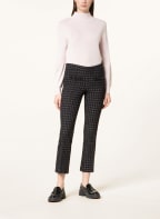 CAMBIO Tweed trousers RANEE, Color: BLACK/ WHITE/ PINK (Image 1)